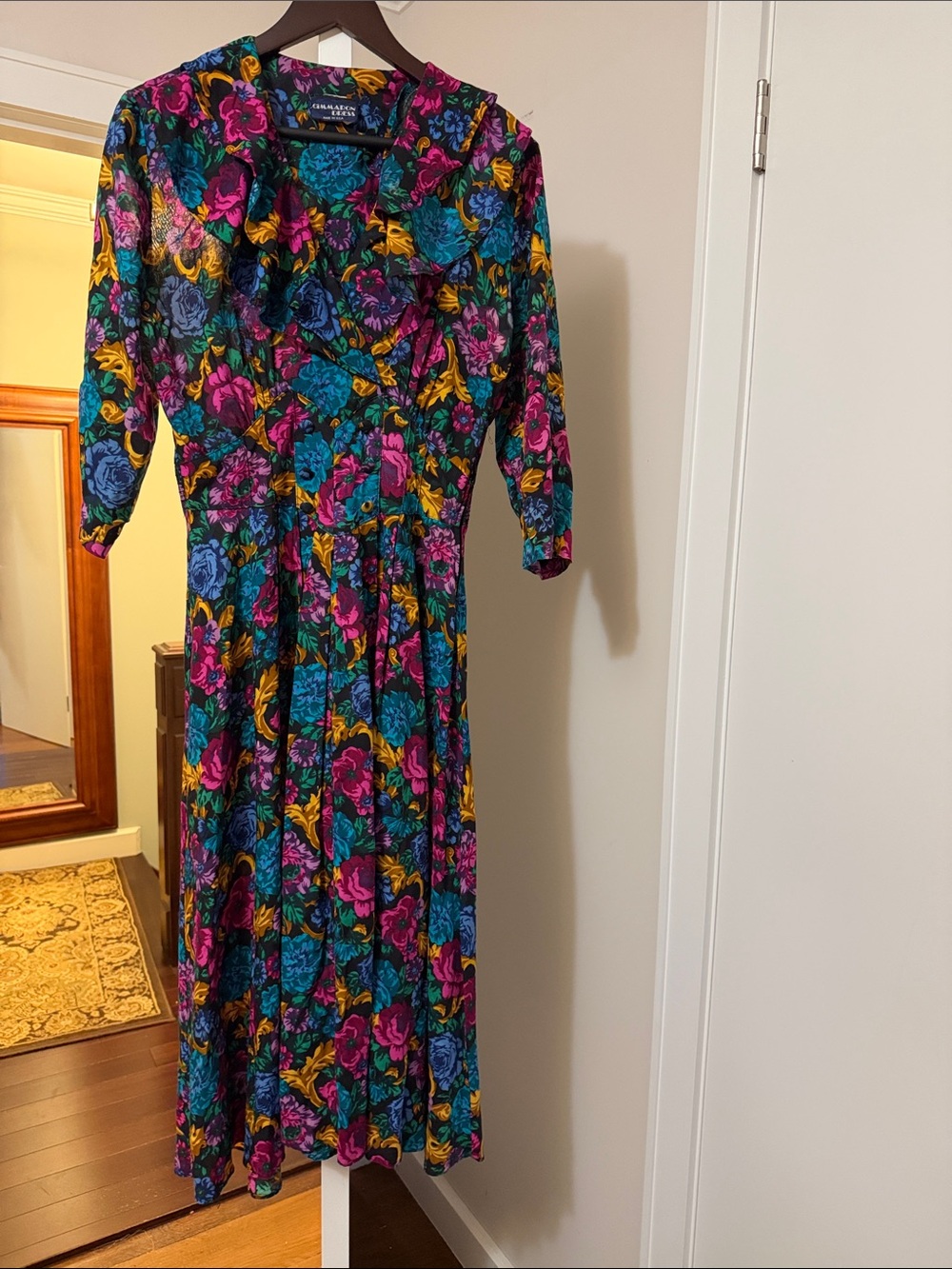 Floral Midi Dress in Multicolor by Laura Ashley